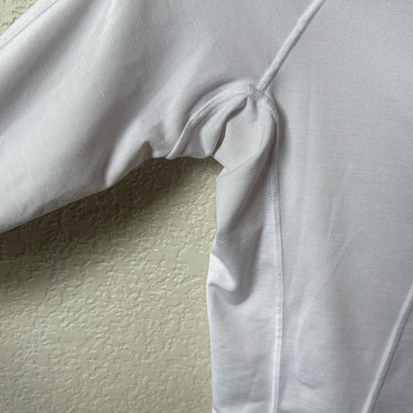 Athleta Long Sleeve Quarter Zip Up White size xxSmall - Picture 5 of 12